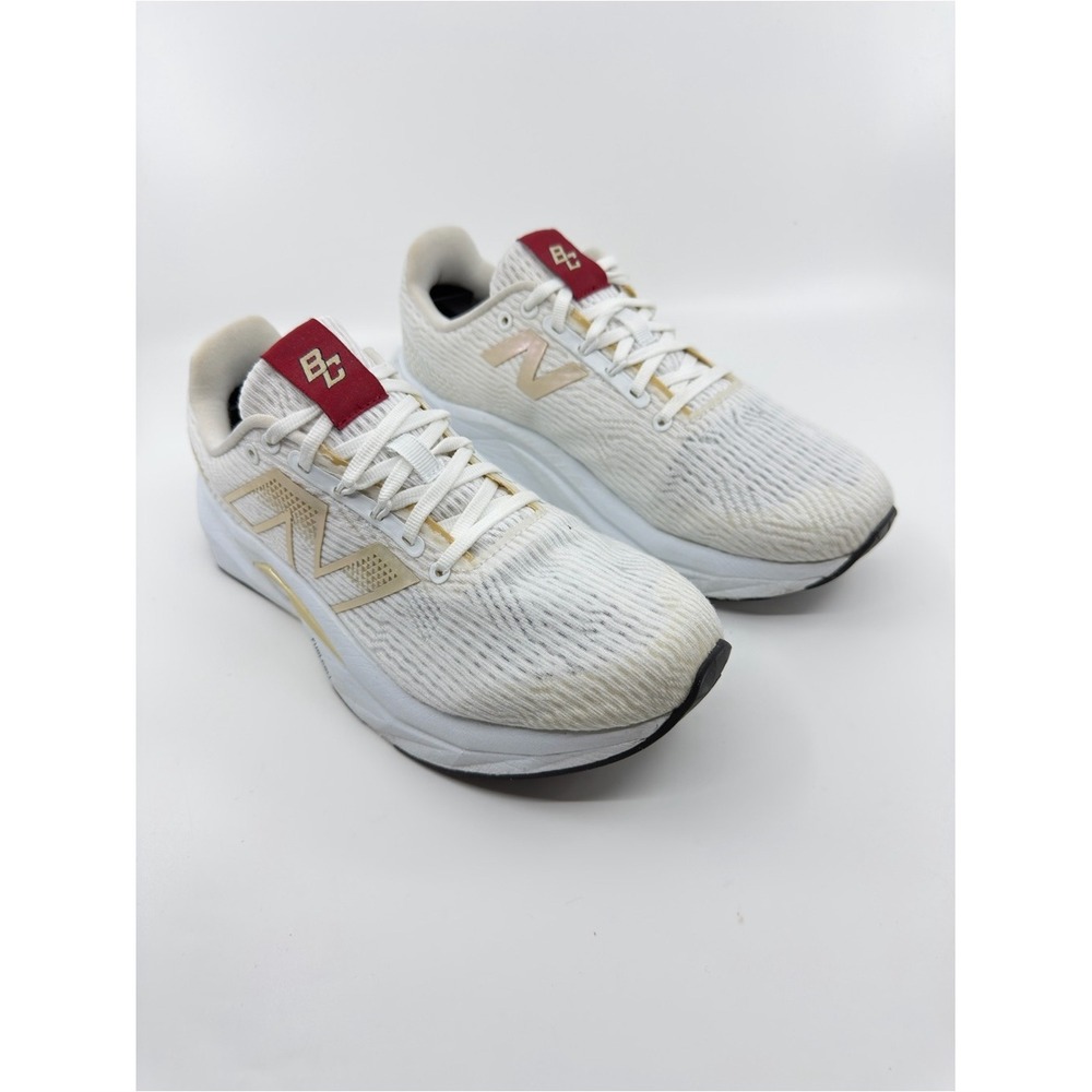 New Balance FuelCell Propel v4 Boston College White Gold Maroon Running Shoes